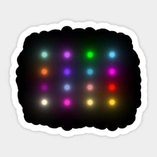 disco lights Sticker